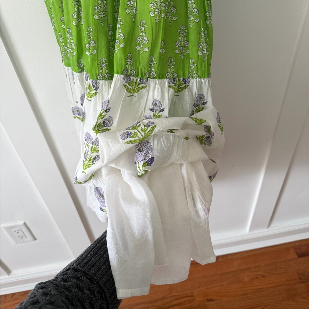 NWOT Olivia James Block print midi dress - size S - Picture 3 of 4